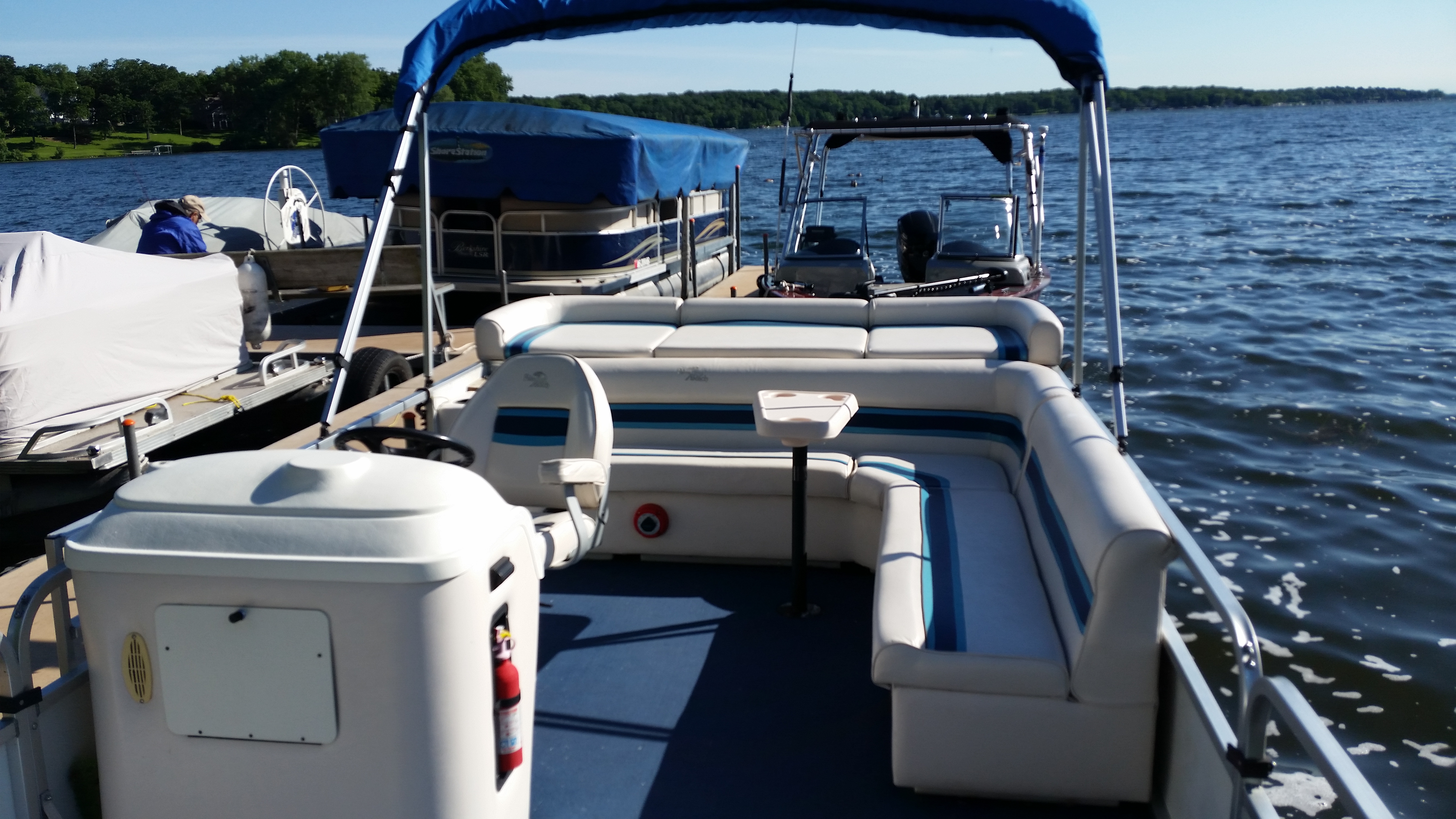 Rent a Lake Delavan Pontoon Boat